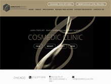 Tablet Screenshot of cosmedicclinic.com